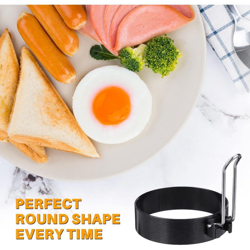 Egg Ring Mold Stainless Steel  - огляд і ціна Mini Pancake Griddle