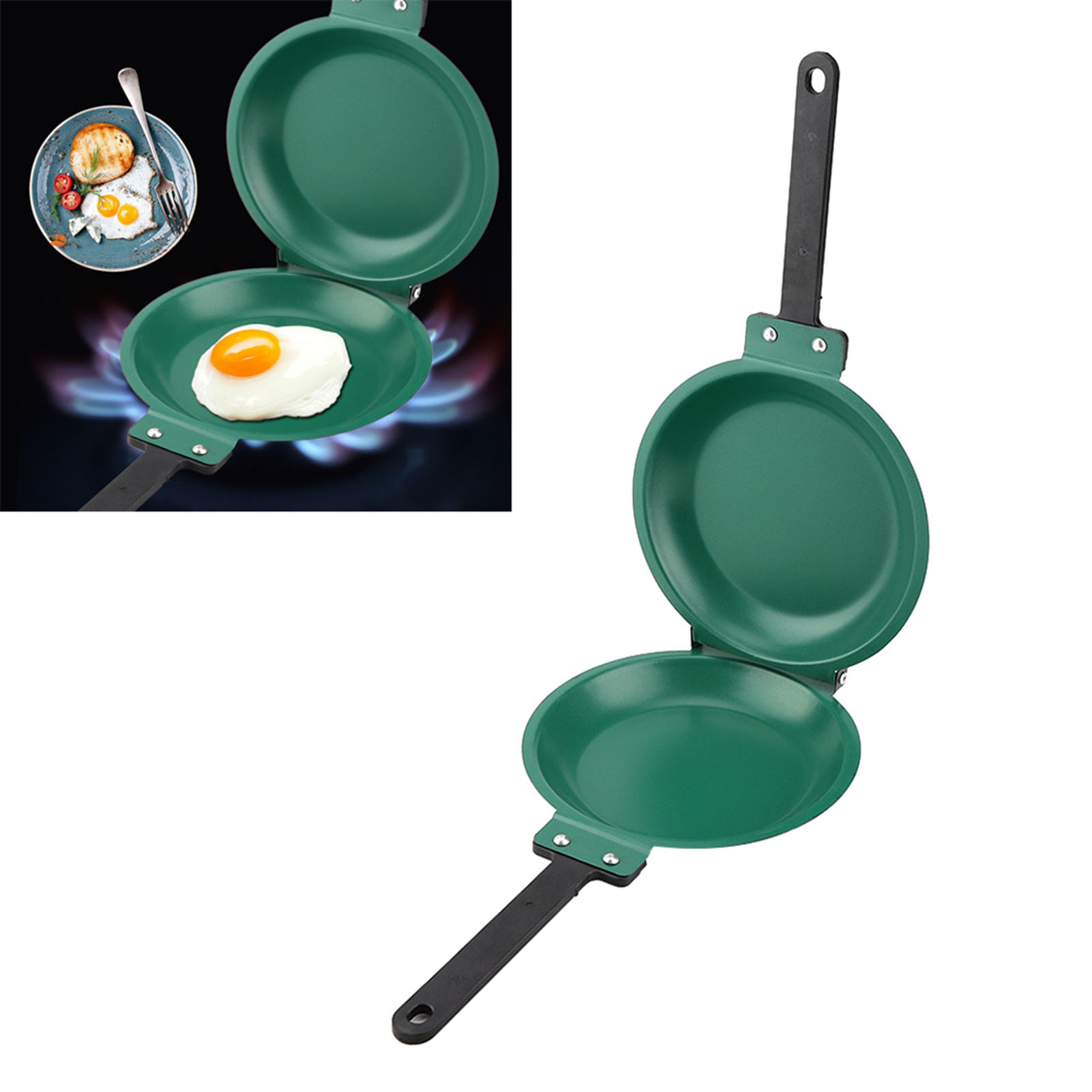 Double Side Titanium Steel Coa - огляд і ціна Mini Pancake Griddle
