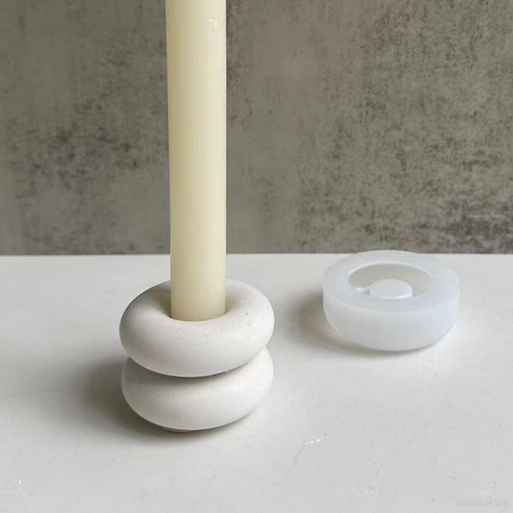Circular Donut Candle Holder S - огляд і ціна Donut Mold Silicone
