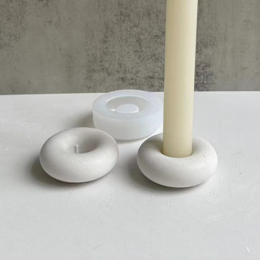 Circular Donut Candle Holder S - огляд і ціна Donut Mold Silicone